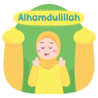 Muslim Pray Sticker