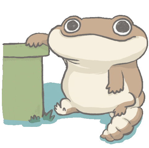 Happy Frog Sticker