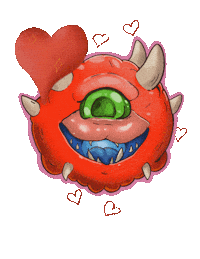 Doom Cacodemon Sticker