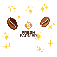 Fresh_farmer coffee coffee time fresh farmer freshfarmer Sticker