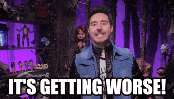 Getting Worse Stranger Things GIF by Dead Meat James