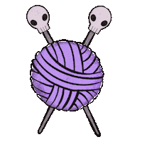 Knitting Knit Sticker by KathieKreativ