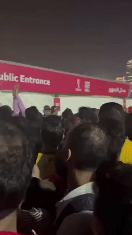 Chaotic Scenes Reported at World Cup Fan Zone