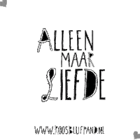 verliefd valentijnsdag Sticker by Roos Blufpand