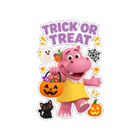 Trick Or Treat Fun Sticker