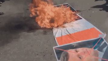 Karachi Protesters Burn French Flags as Thousands Demonstrate in Several Cities