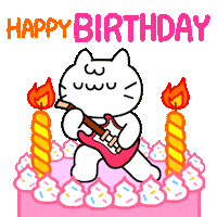 Feliz Cumple Happy Birthday Sticker by Mikitti