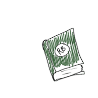 RussellBooksVictoria page book books reading Sticker