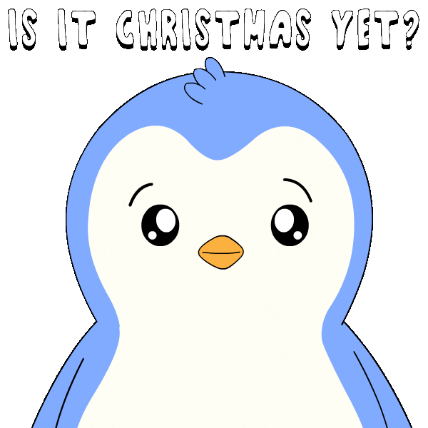 Christmas Celebration Sticker by Pudgy Penguins