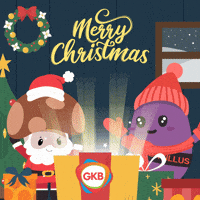 Santa Claus Christmas GIF by GKB
