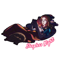 socialradiocompany friends night sleep chat Sticker
