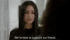 tv show support GIF by Pretty Little Liars