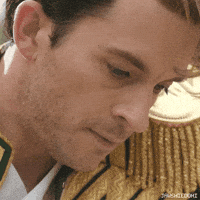 Scared Jonathan Bailey GIF