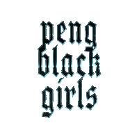 Black Girls Girl Power Sticker by ENNY