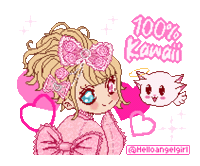 Cute Girl Sticker by helloangelgirl