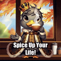 Pumpkin Spice Autumn GIF by sirduckbeth