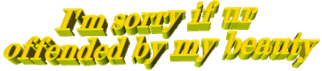 sorry beauty Sticker by AnimatedText
