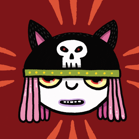 Cat Hat Singing GIF