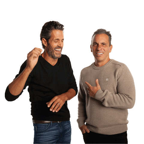 Sebastian Maniscalco Comedy Sticker by The Pete and Sebastian Show