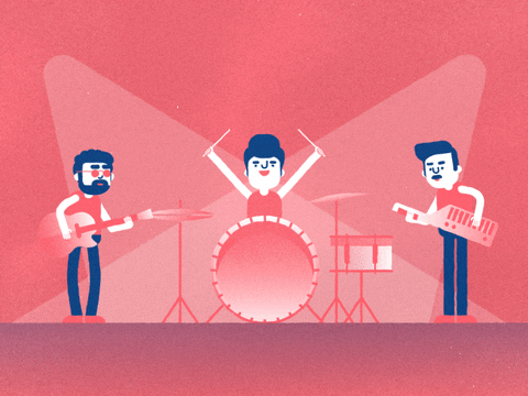 rock band GIF by Oliver Sin