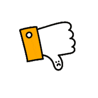 Sad Dislike Sticker by MediaNest