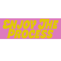 Pink Enjoy Sticker