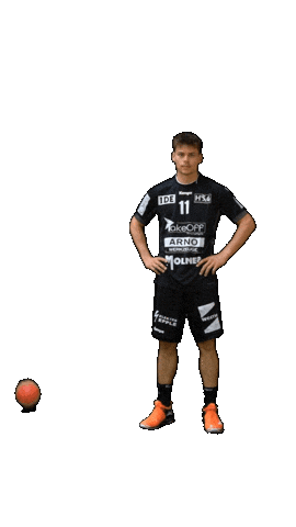 Angry Ball Sticker by HSG Ostfildern