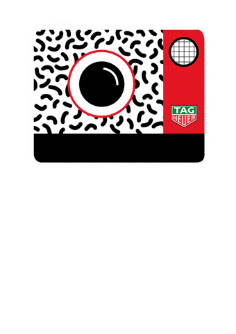 TAGHeuer retro vintage 80s picture Sticker