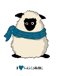 ViaLucia sheep schal schaf schotten Sticker