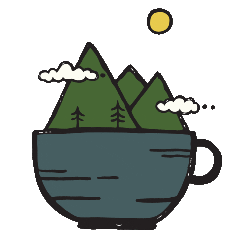 ChasingAMoment giphyupload coffee travel nature Sticker