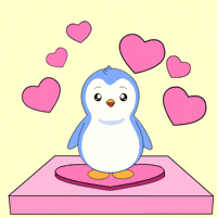 Heart Jump GIF by Pudgy Penguins
