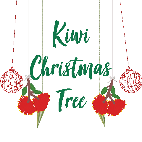 Palmersnz giphyupload christmas kiwi christmas pohutukawa Sticker