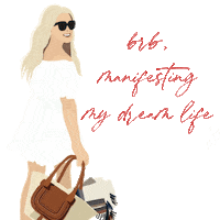 Vibes Manifesting Sticker by Monica Yates Health