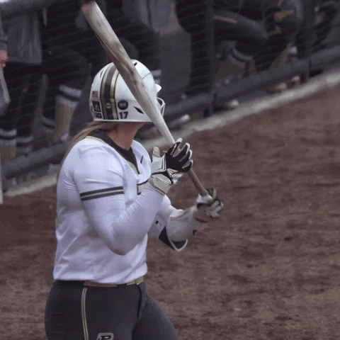 Purdue Boilermakers Softball GIF by Purdue Sports