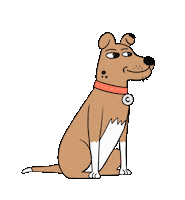 Happy Dog Sticker by Croquettine