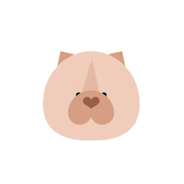 Valevalus otto chow oneofakind chowchow Sticker