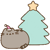 Merry Christmas Cat Sticker by Pusheen