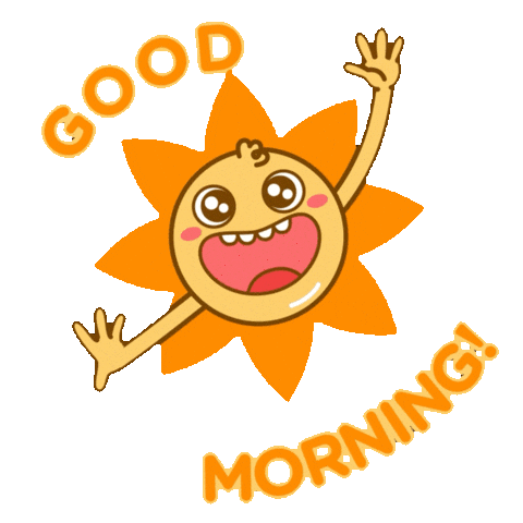 Good Morning Sticker