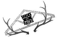 shacksonracks wyoming jackson hole jacksonhole shacks on racks Sticker