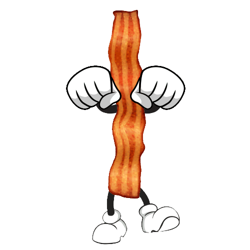 dance bacon Sticker by Welcome! At America’s Diner we pronounce it GIF.
