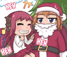 Santa Claus Laughing GIF by Jin