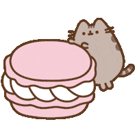 Dessert Treat Yourself Sticker by Pusheen