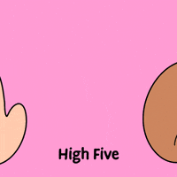 Office Vibes High Five Gif GIF by Fatman