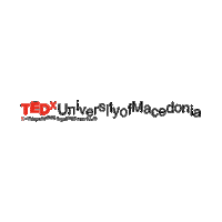 TEDxUniversityofMacedonia ted tedx ted talk ted event Sticker