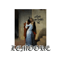 Contemporary Art Kiss Sticker by LEMOORE