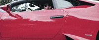 Red Car Smile GIF