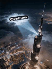 High Rise Logo GIF by VeeFriends