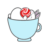 Christmas Holiday Sticker by Rainbow Rabbits
