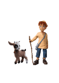 Peter Heidi Sticker by BKM Online