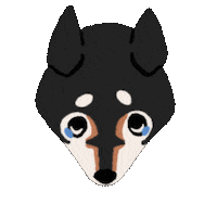Sad Shiba Inu Sticker